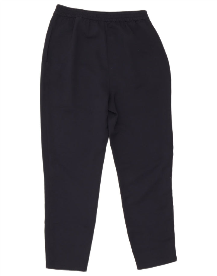 Zara Womens Tracksuit Trousers UK 6 XS  Navy Blue Polyester