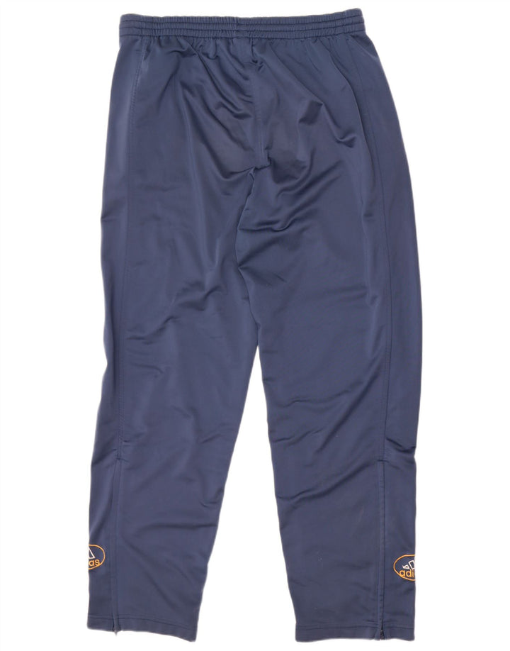 Adidas Mens Tracksuit Trousers UK 44/46 Large Navy Blue Polyester