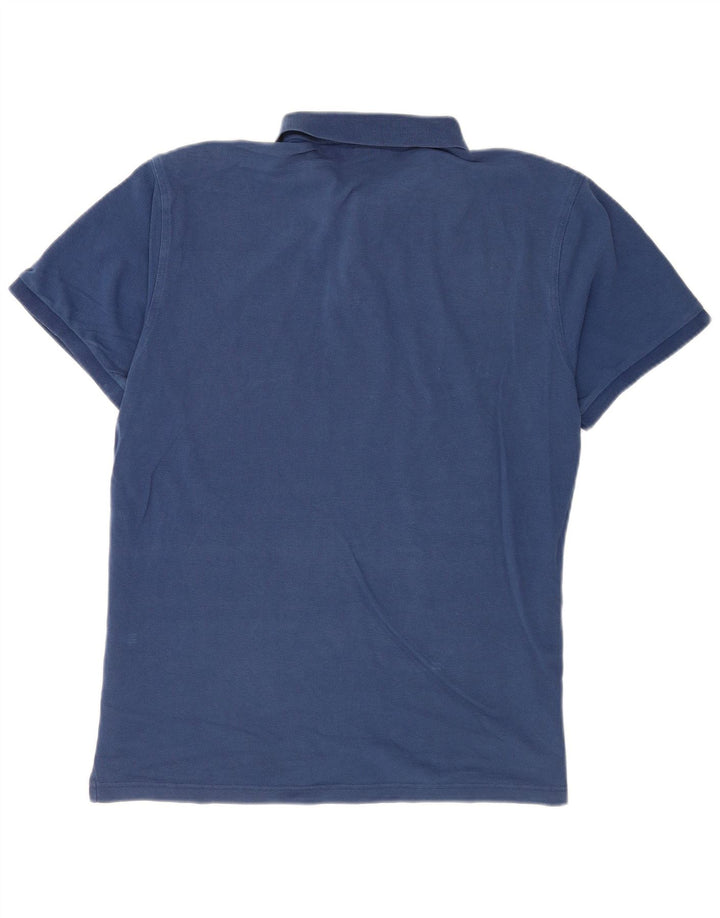 Gant Mens Regular Fit Polo Shirt XL Navy Blue Cotton