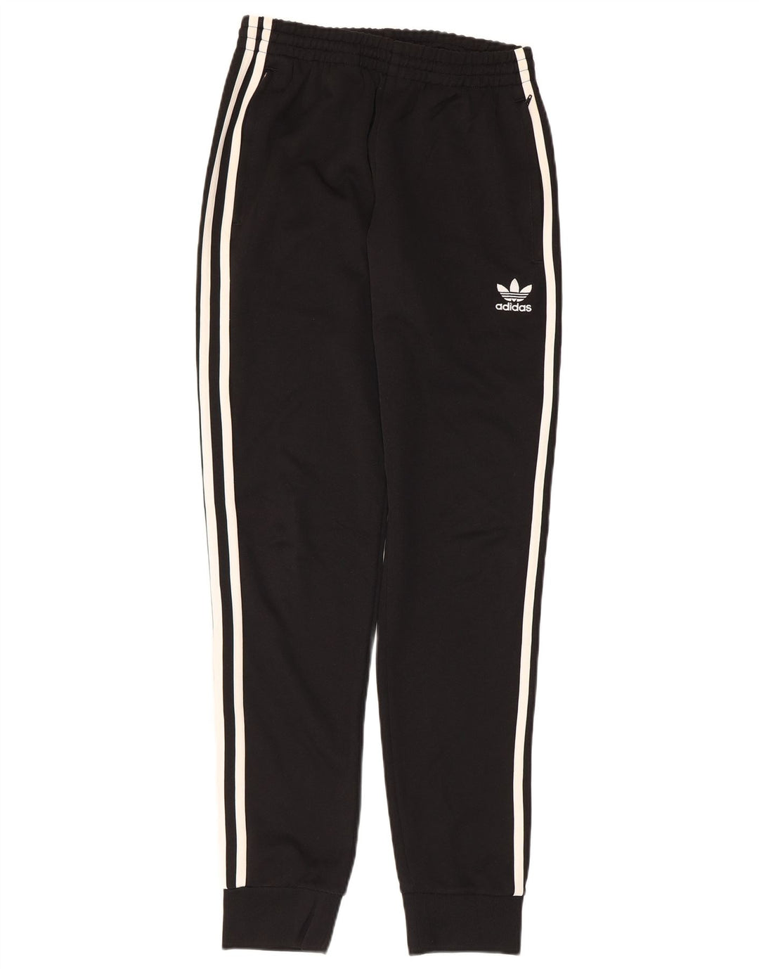 Adidas Mens Tracksuit Trousers Joggers Small Black Polyester