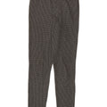 Zara Womens Slim Fit Leggings UK 14 Large  Grey Houndstooth