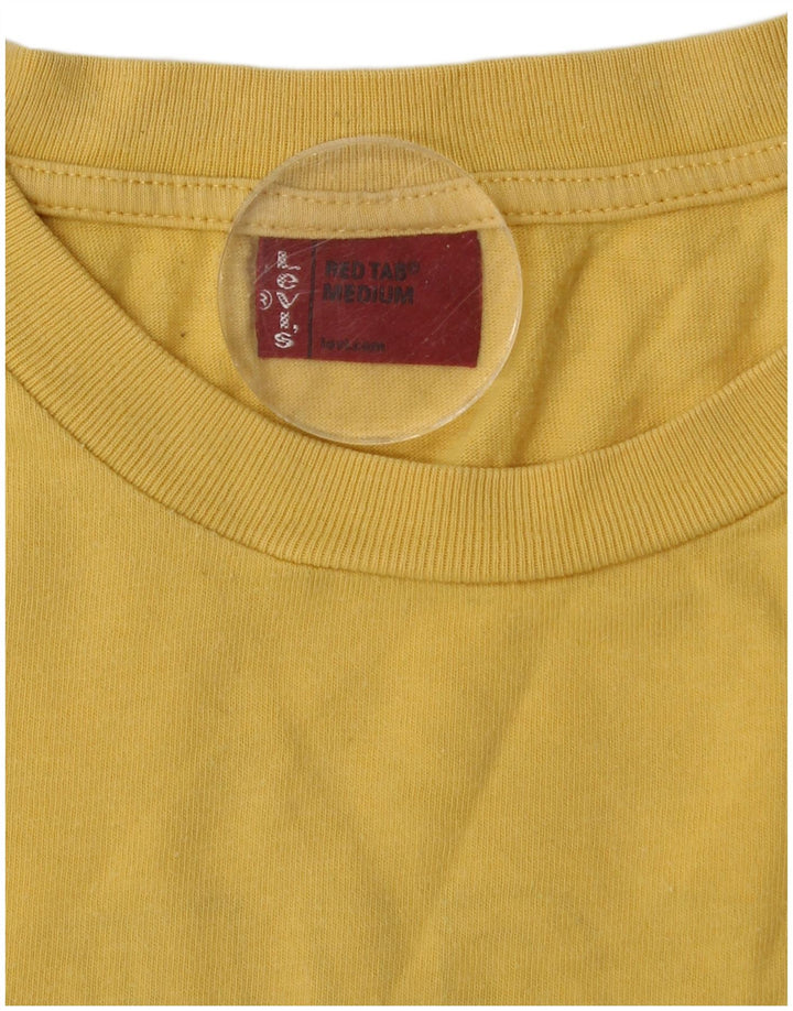 Levi's Mens Graphic T-Shirt Top Medium Yellow