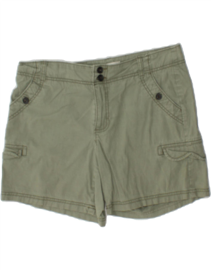 DOCKERS Womens Cargo Shorts US 8 Medium W33  Green Cotton Vintage Dockers and Second-Hand Dockers from Messina Hembry 