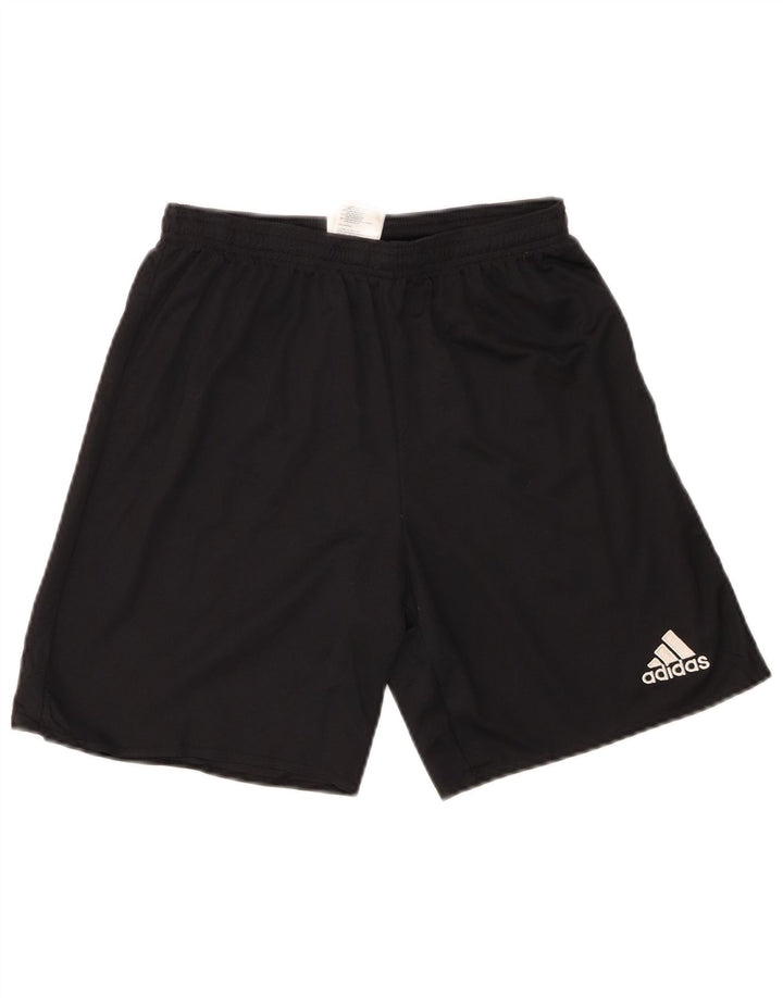 Adidas Boys Climalite Sport Shorts 15-16 Years  Black Polyester