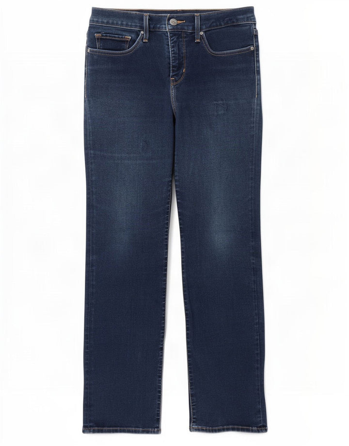 Levi's Womens Straight Jeans W28 L30 Blue Cotton