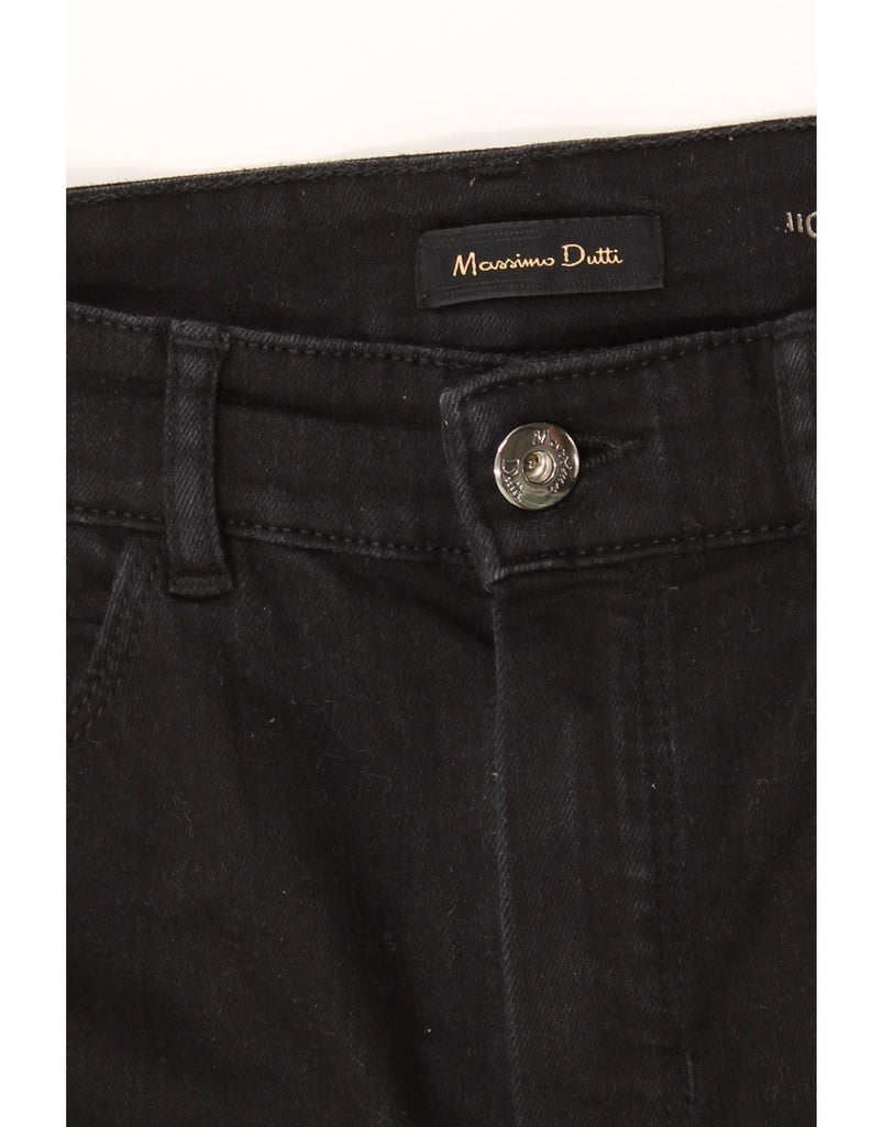 MASSIMO DUTTI Womens High Rise Skinny Jeans EU 40 Medium W30 L30 Black Vintage Massimo Dutti and Second-Hand Massimo Dutti from Messina Hembry 