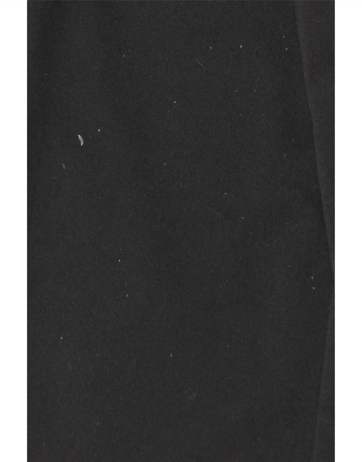 KAPPA Mens Graphic Tracksuit Trousers Joggers XL Black Polyester