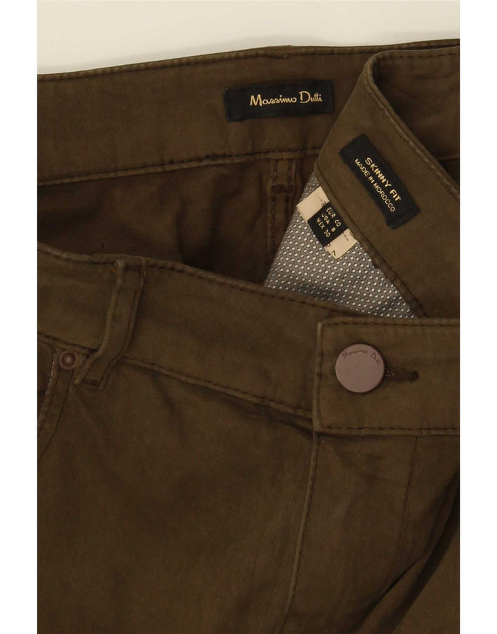 Massimo Dutti Womens Skinny Jeans EU 40 Medium W30 L30 Green