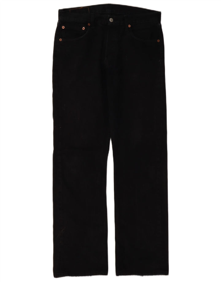 LEVI'S Mens 501 Straight Jeans W32 L31 Black
