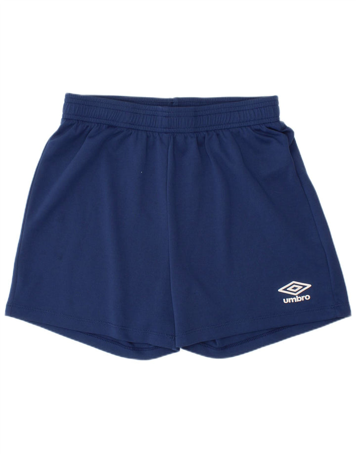 Umbro Boys Sport Shorts 9-10 Years Medium Navy Blue Polyester