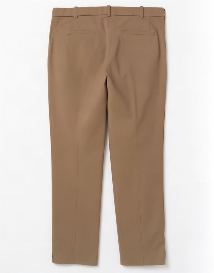 Zara Womens Slim Cropped Trousers Medium W28 L26 Beige