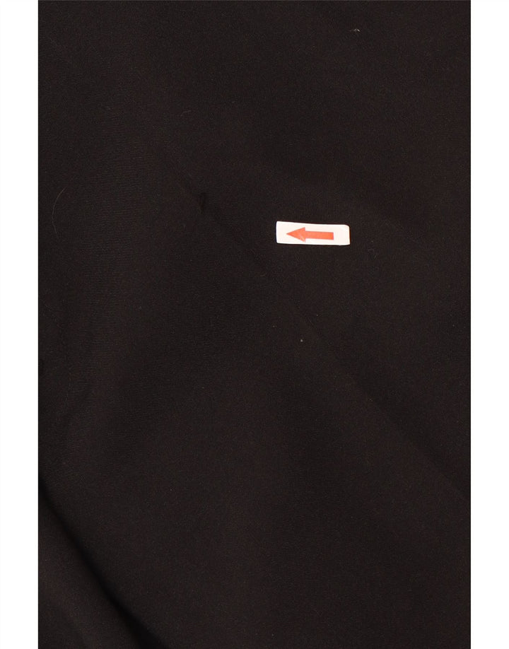 FARAH Mens Tapered Chino Trousers W42 L31 Black Polyester