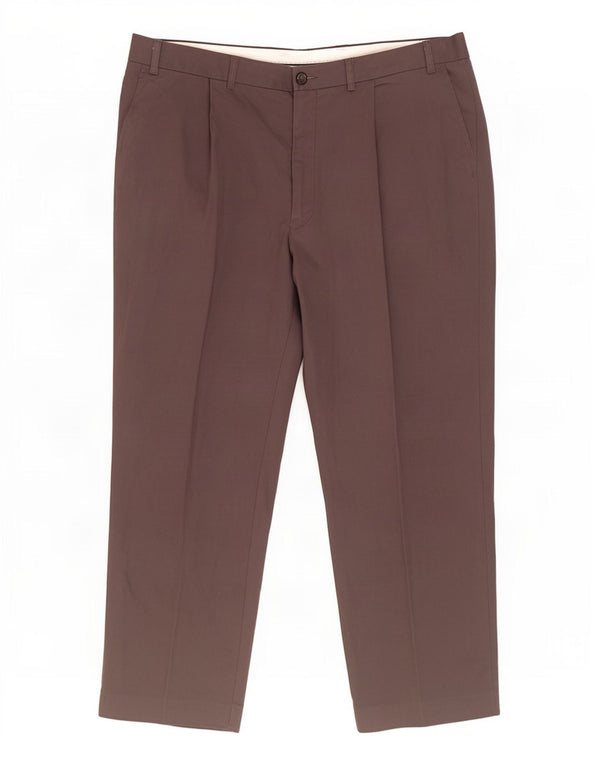 Marks & Spencer Mens Pegged Chino Trousers W38 L29 Grey Cotton