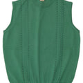 Vintage Womens Vest Tank Top UK 14 Medium Green Acetate