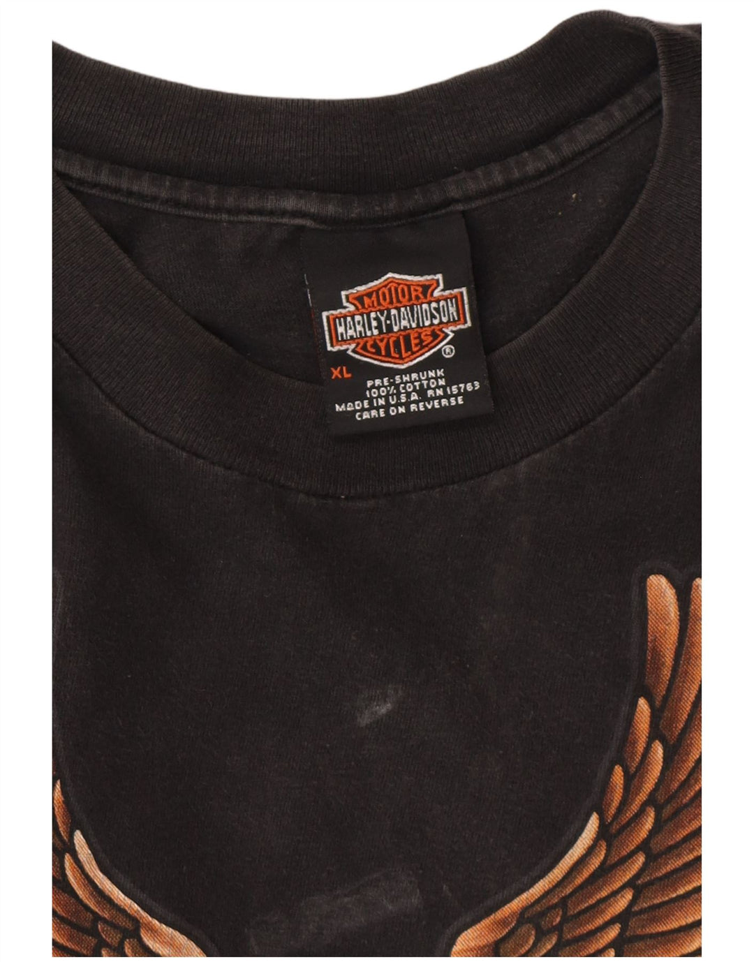 Harley Davidson Mens Tulsa, Oklahoma 1999 Graphic T-Shirt Top XL Black