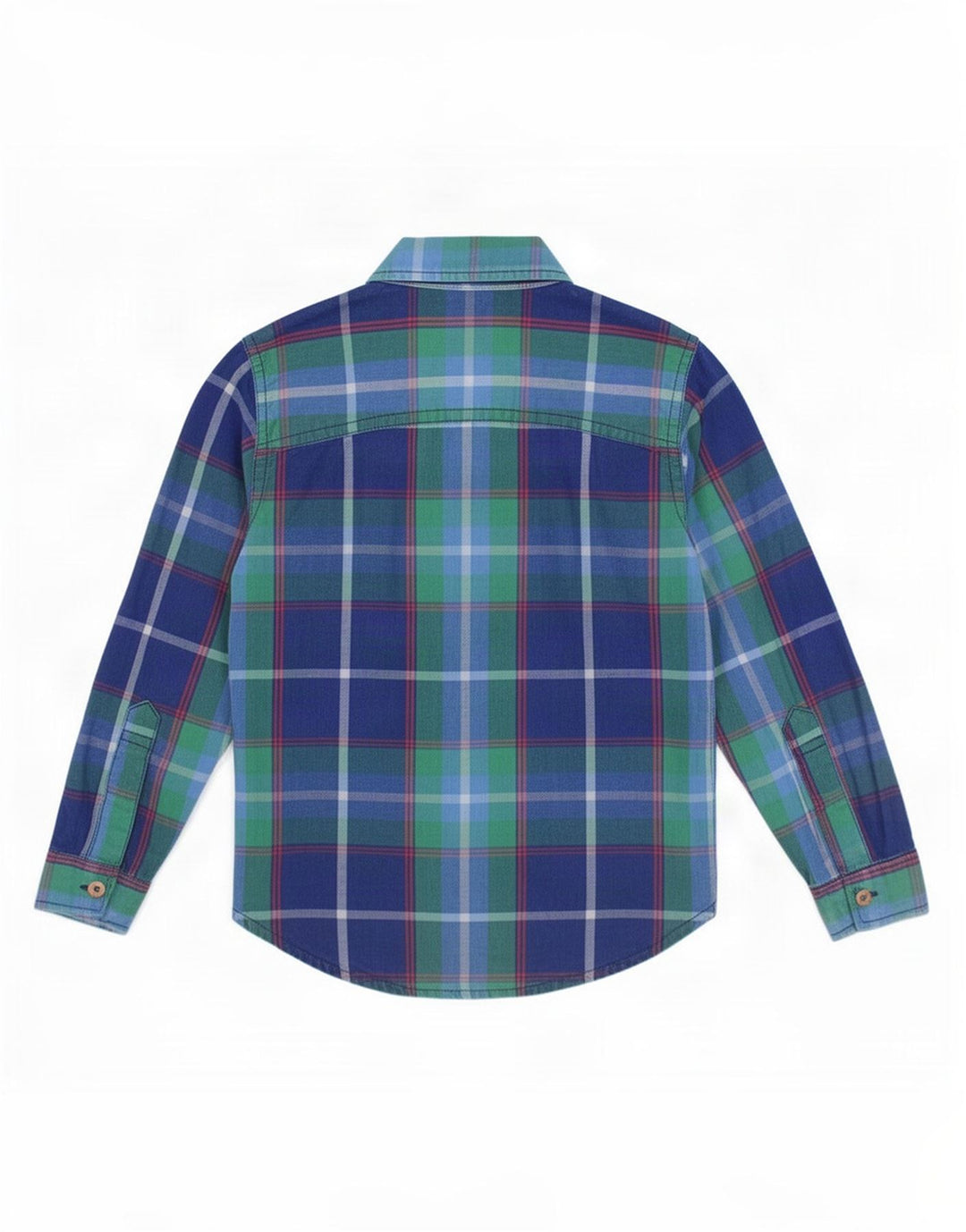 Joules Boys Shirt 4-5 Years Blue Check Cotton