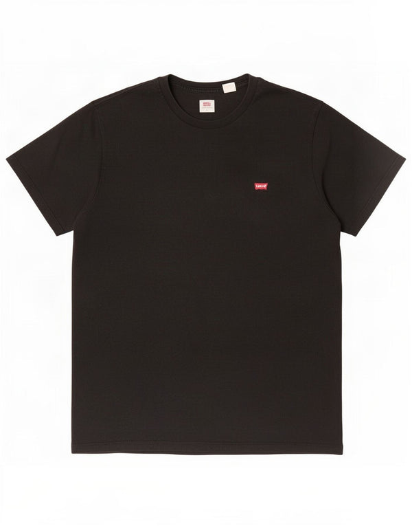 Levi's Mens T-Shirt Top Large Black Cotton