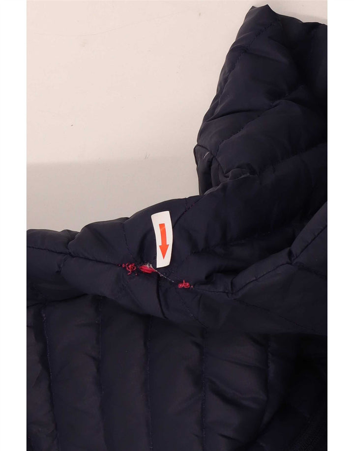 Mountain Warehouse Womens Hooded Padded Jacket UK 10 Small Navy Blue