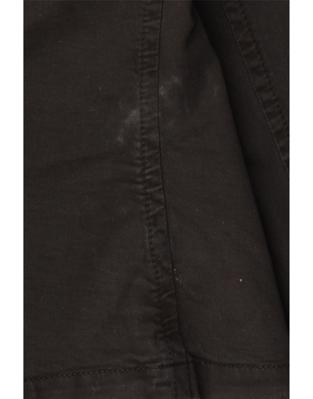 ARMANI JEANS Womens Crop 3 Button Blazer Jacket IT 48 XL Black Cotton