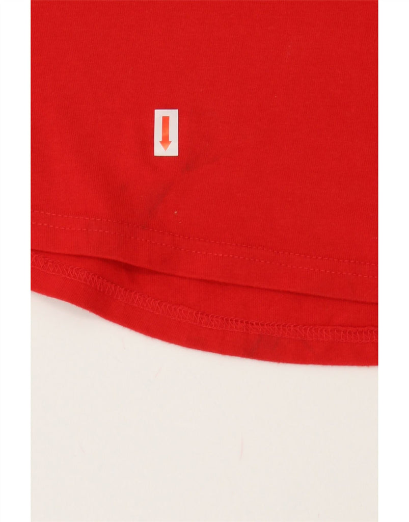 NIKE Mens Graphic T-Shirt Top UK 39/41 Medium Red Cotton Vintage Nike and Second-Hand Nike from Messina Hembry 