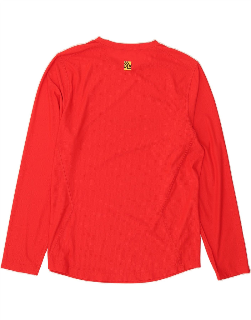 NIKE Mens Graphic Top Long Sleeve UK 39/41 Medium Red Vintage Nike and Second-Hand Nike from Messina Hembry 