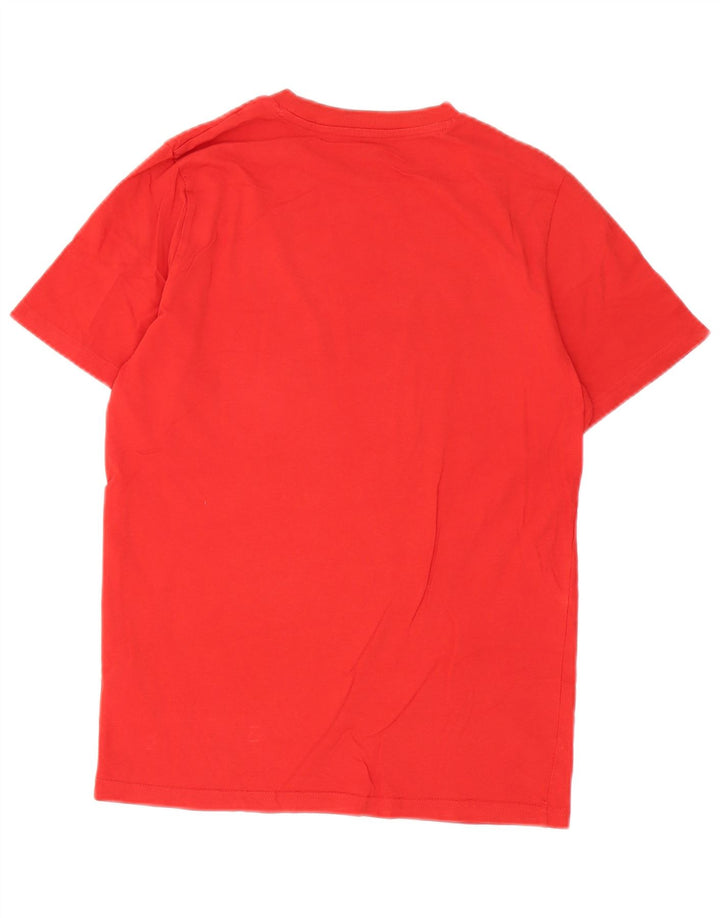 Puma Mens Graphic T-Shirt Top Small Red Cotton