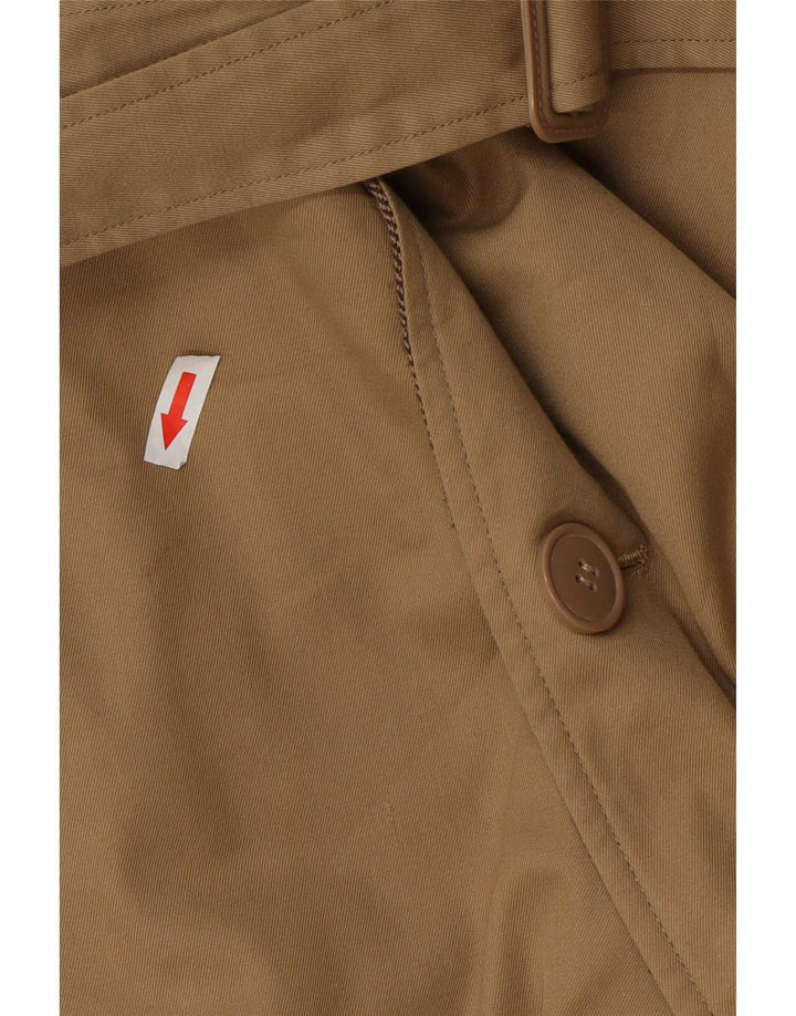 Vintage Mens Reversible Overcoat UK 36 Small Beige