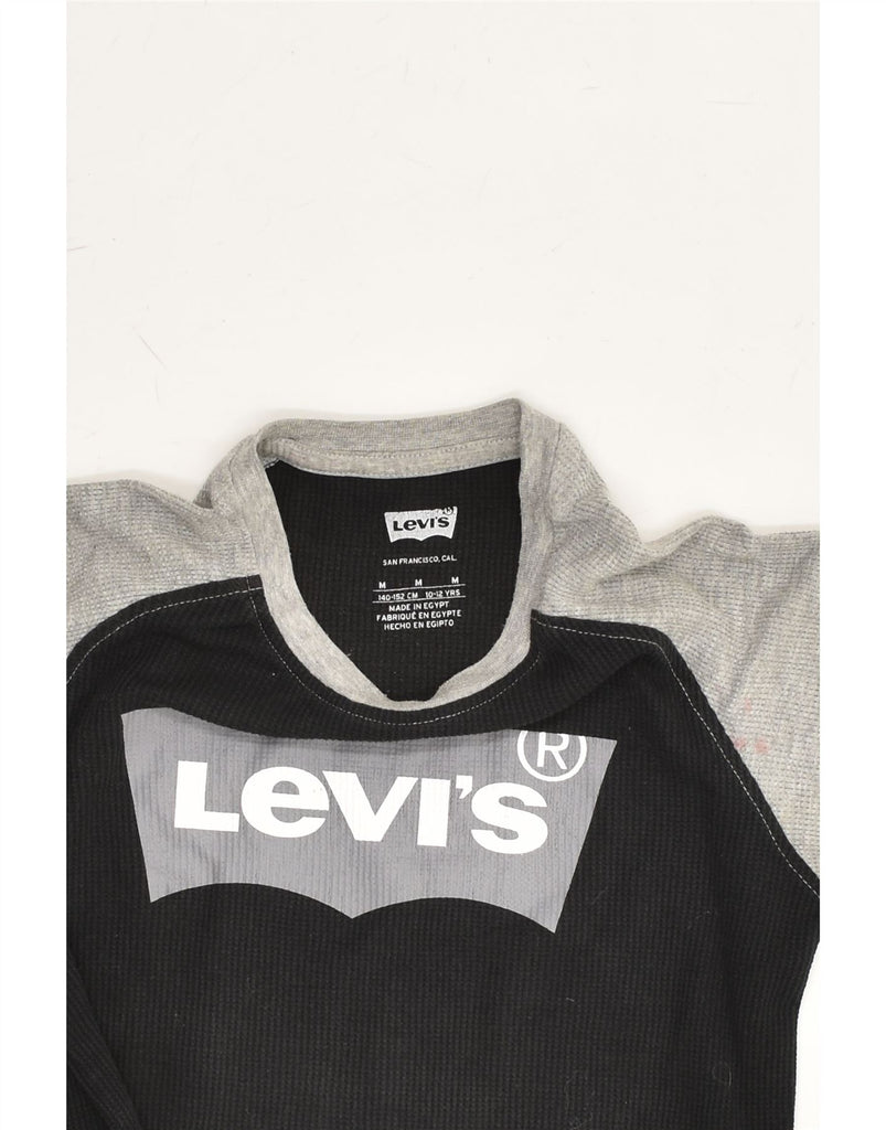 LEVI'S Boys San Francisco Graphic T-Shirt Top 10-11 Years Medium Black | Vintage Levi's | Thrift | Second-Hand Levi's | Used Clothing | Messina Hembry 