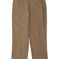 Izod Mens Straight Chino Trousers W36 L32 Beige Polyester