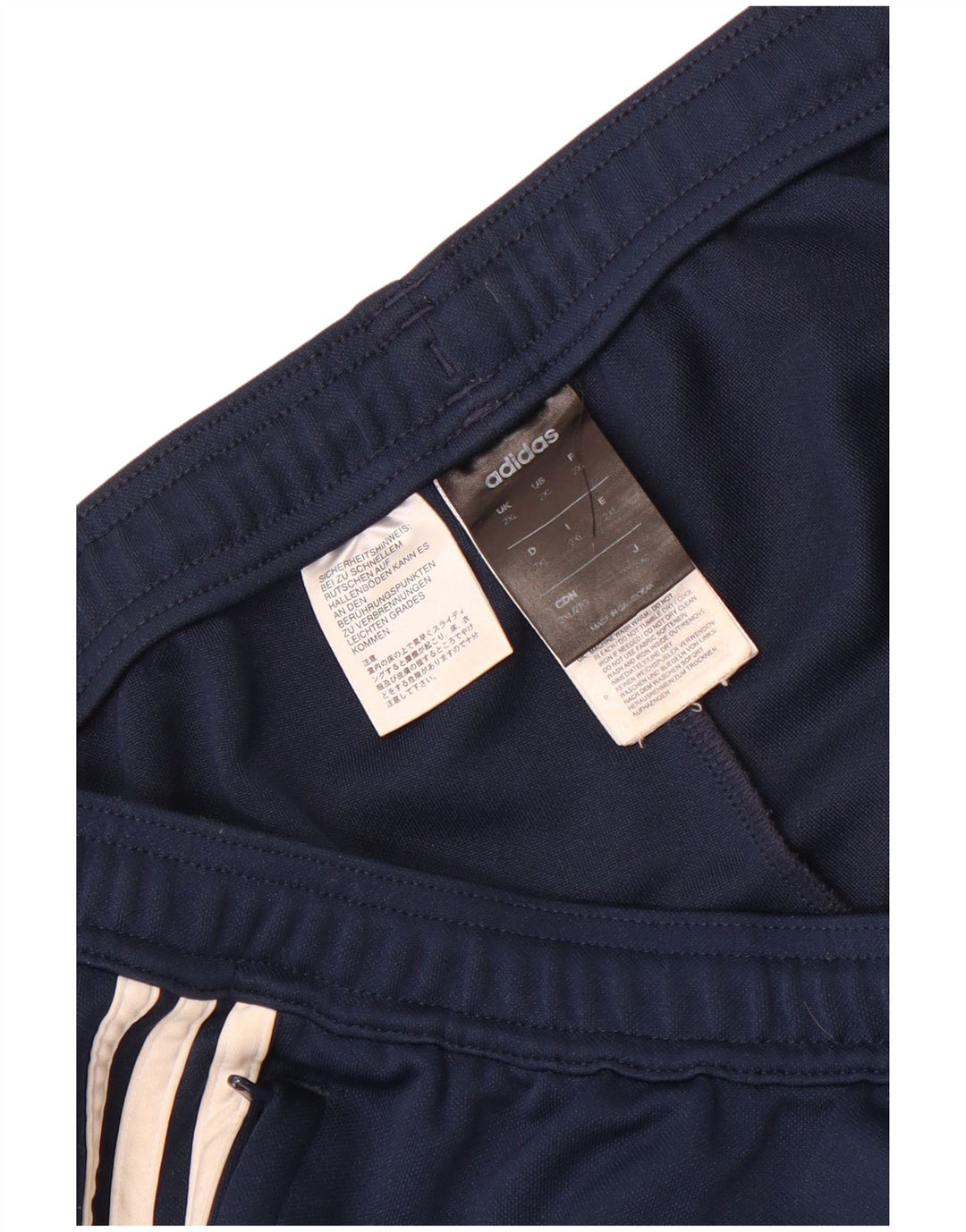 Adidas Mens Climalite Tracksuit Trousers 2XL Navy Blue Polyester