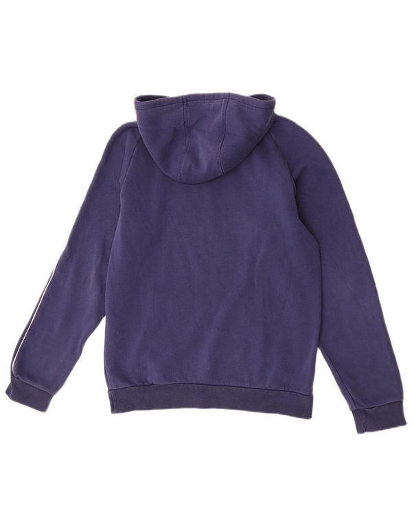 Adidas Mens Hoodie Jumper Small Navy Blue Cotton