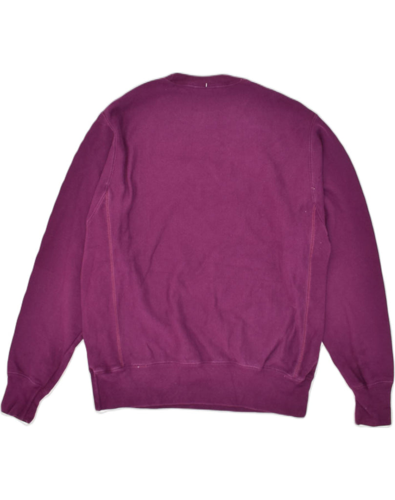 CHAMPION Mens Sweatshirt Jumper Medium Purple Cotton | Vintage Champion | Thrift | Second-Hand Champion | Used Clothing | Messina Hembry 