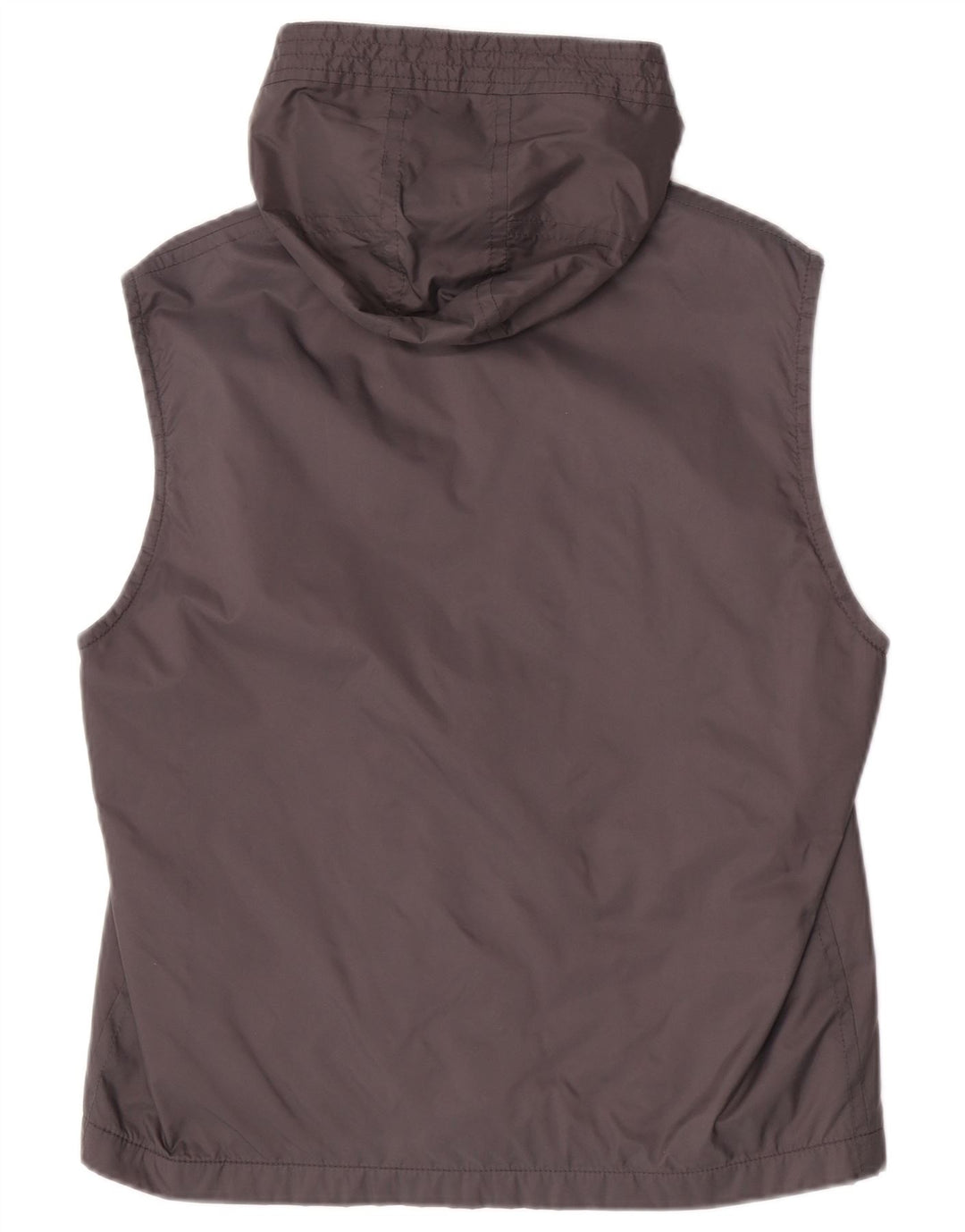 Hugo Boss Mens Hooded Gilet EU 52 XL Grey Polyamide