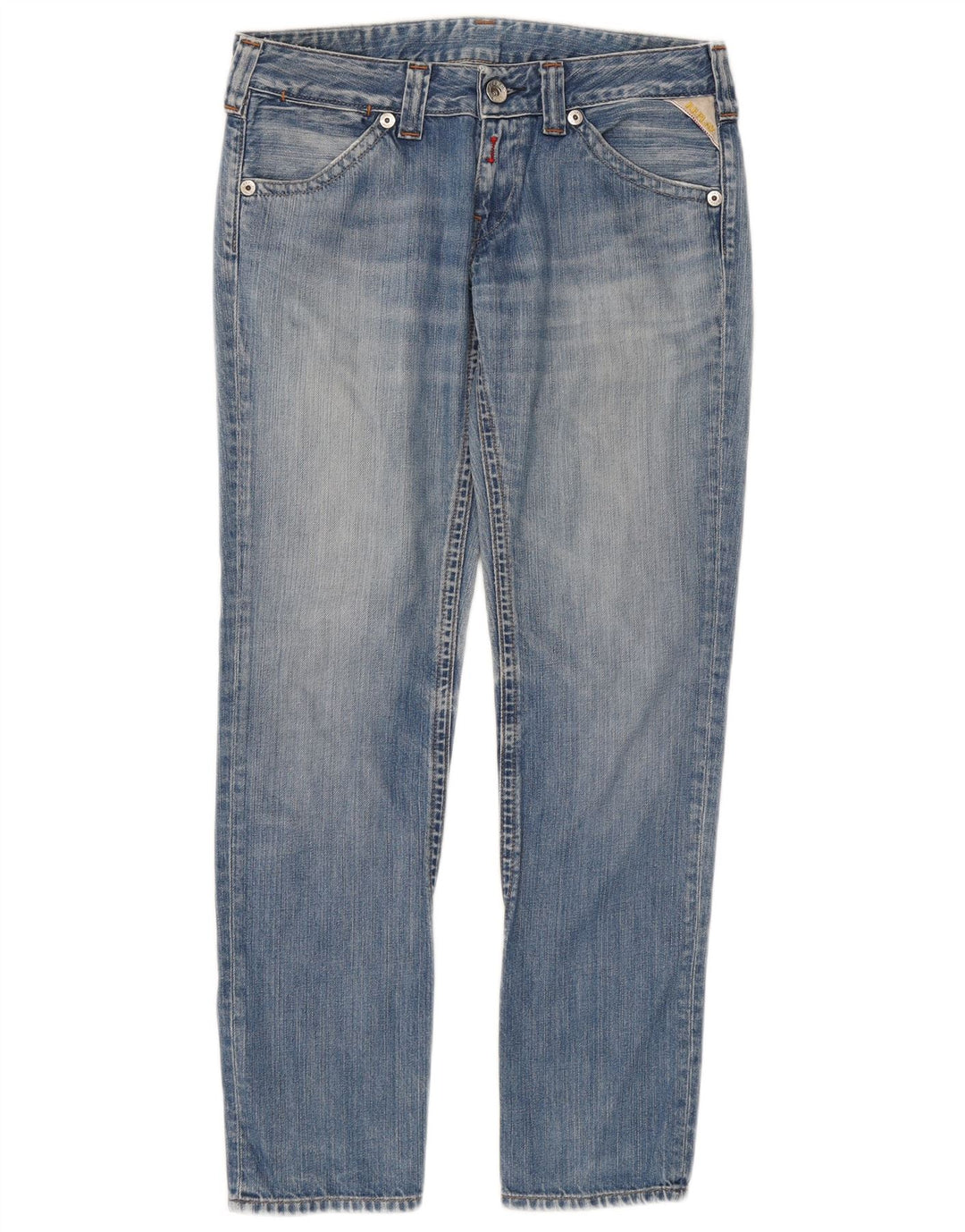 Replay Womens Slim Jeans W29 L30 Blue Cotton