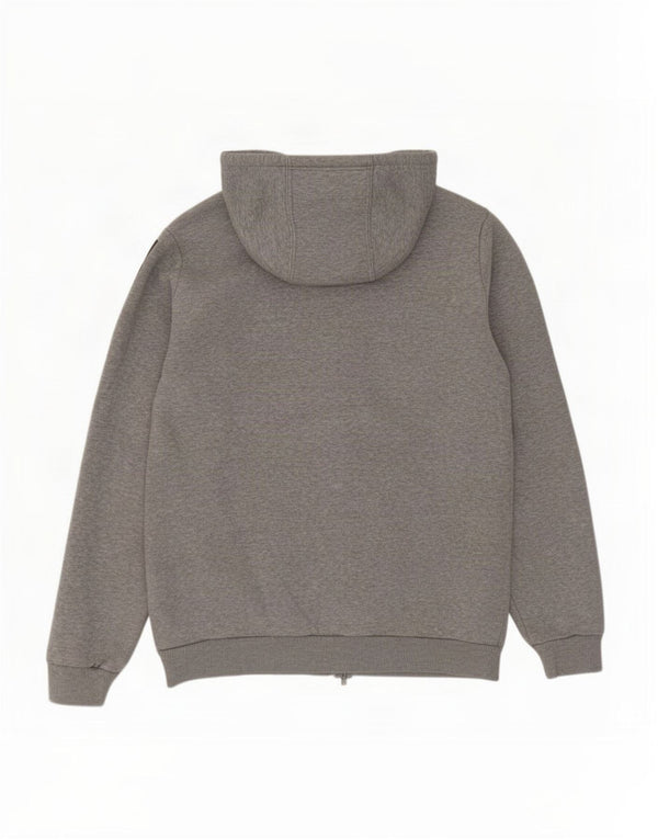 Adidas Mens Zip Hoodie Sweater Medium Grey Cotton