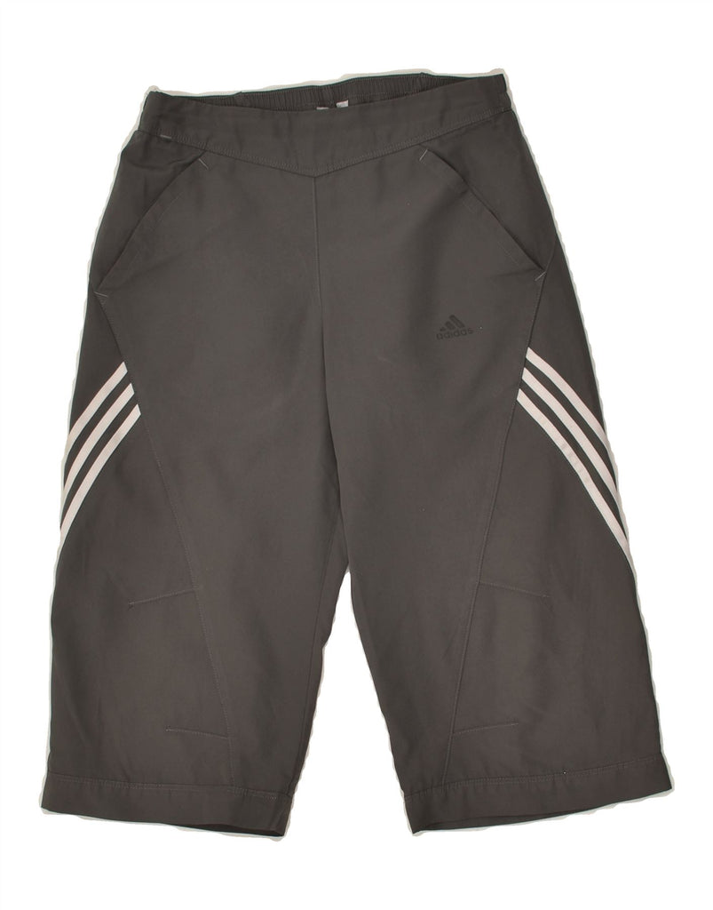 ADIDAS Boys Sport Shorts 9-10 Years Grey Polyester | Vintage Adidas | Thrift | Second-Hand Adidas | Used Clothing | Messina Hembry 