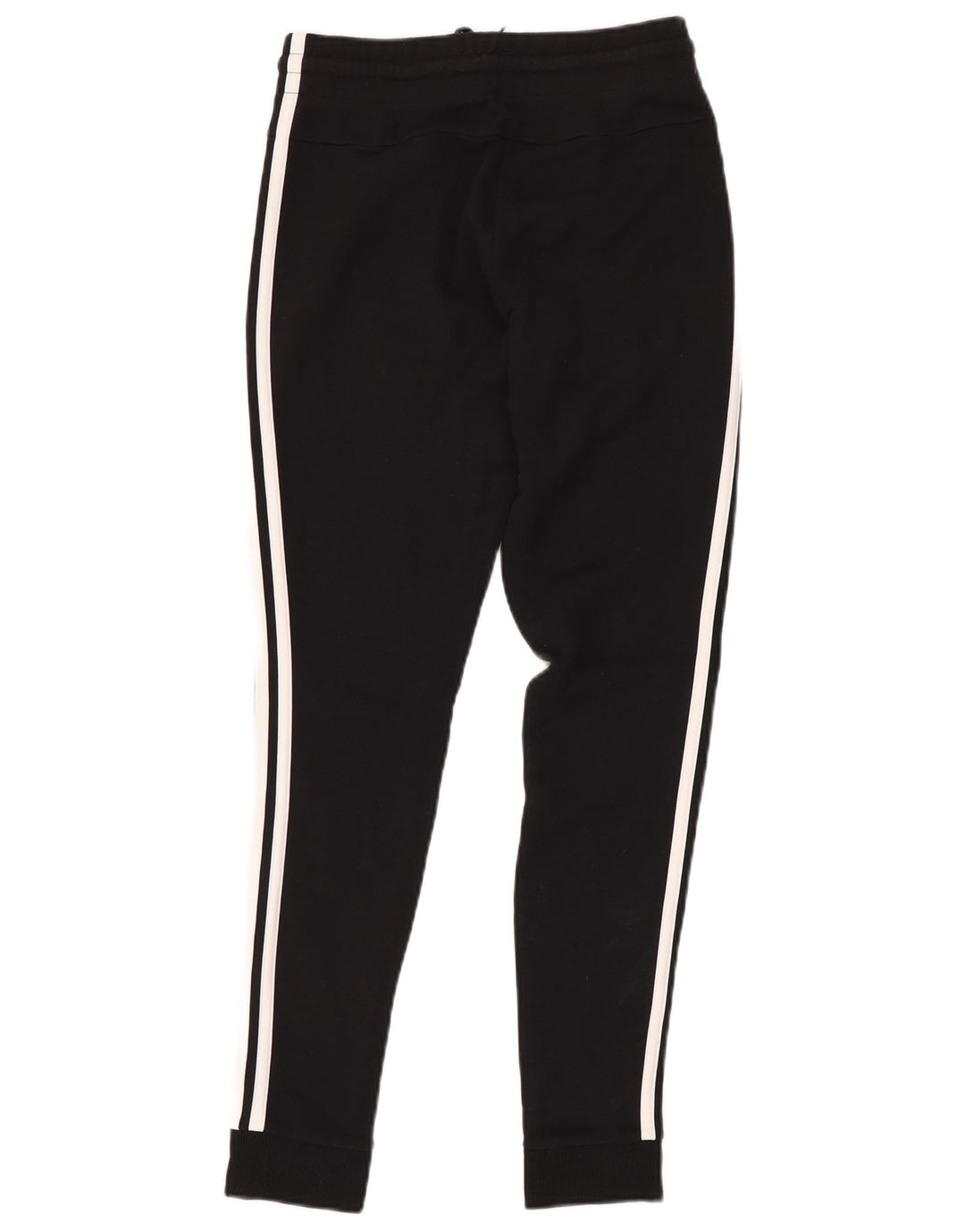 ADIDAS Womens Tracksuit Trousers Joggers UK 4/6 XS  Black Cotton