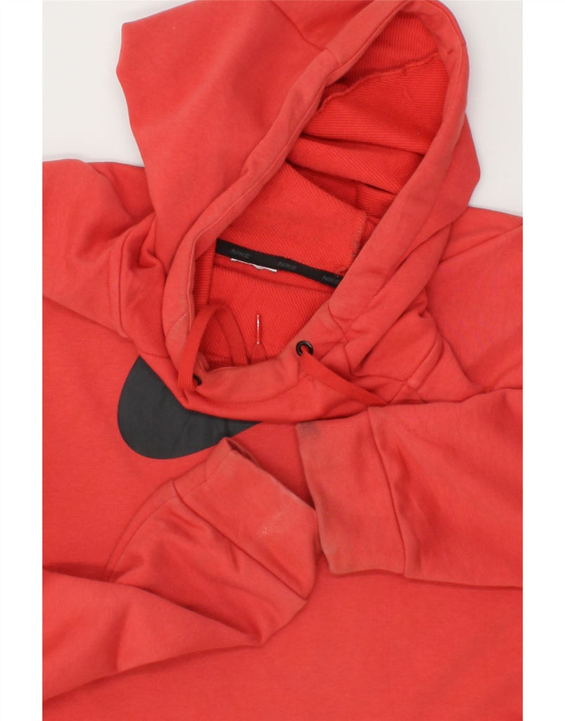 NIKE Mens Graphic Hoodie Jumper Large Red Cotton | Vintage Nike | Thrift | Second-Hand Nike | Used Clothing | Messina Hembry 