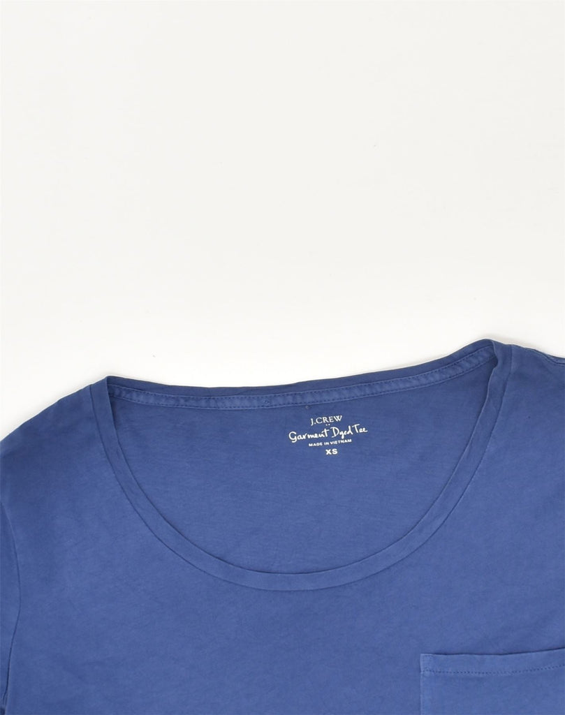 J. CREW Mens Garment Dyed T-Shirt Top XS Blue Cotton | Vintage J. Crew | Thrift | Second-Hand J. Crew | Used Clothing | Messina Hembry 