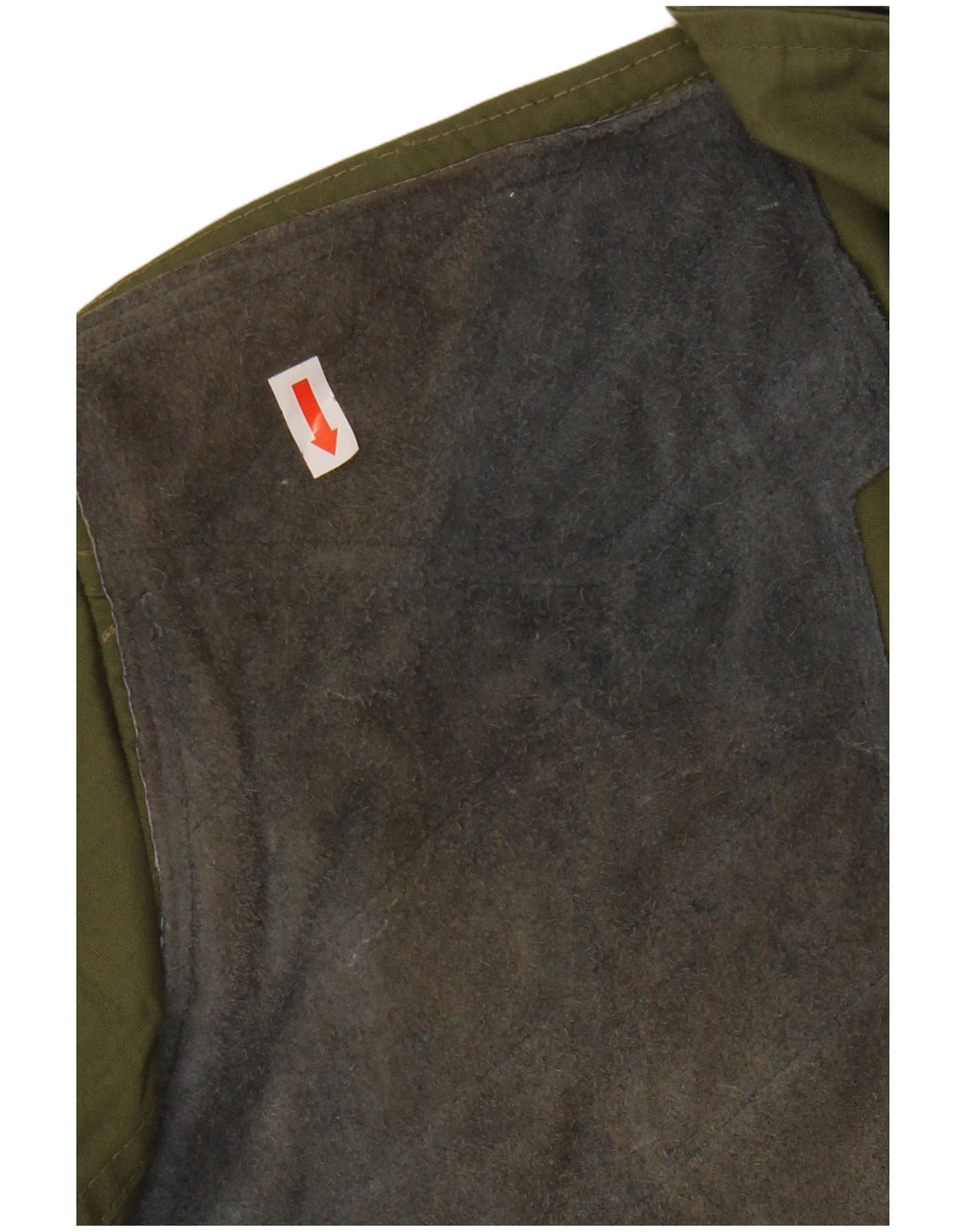 VINTAGE Mens Utility Jacket UK 36 Small Khaki Polyester