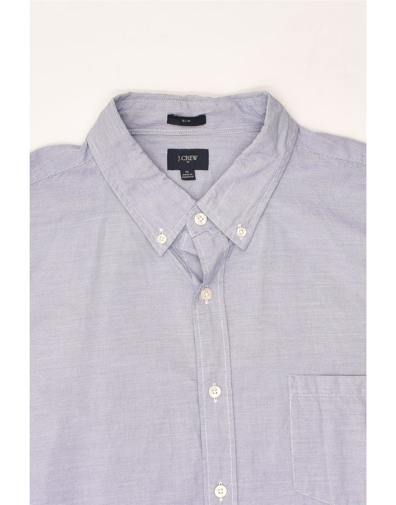 J. CREW Mens Slim Shirt XL Blue Cotton | Vintage J. Crew | Thrift | Second-Hand J. Crew | Used Clothing | Messina Hembry 