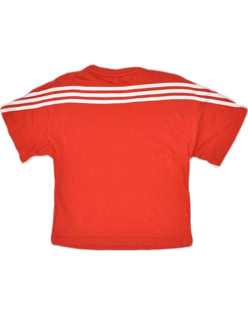 ADIDAS Boys T-Shirt Top 11-12 Years Red Cotton | Vintage Adidas | Thrift | Second-Hand Adidas | Used Clothing | Messina Hembry 