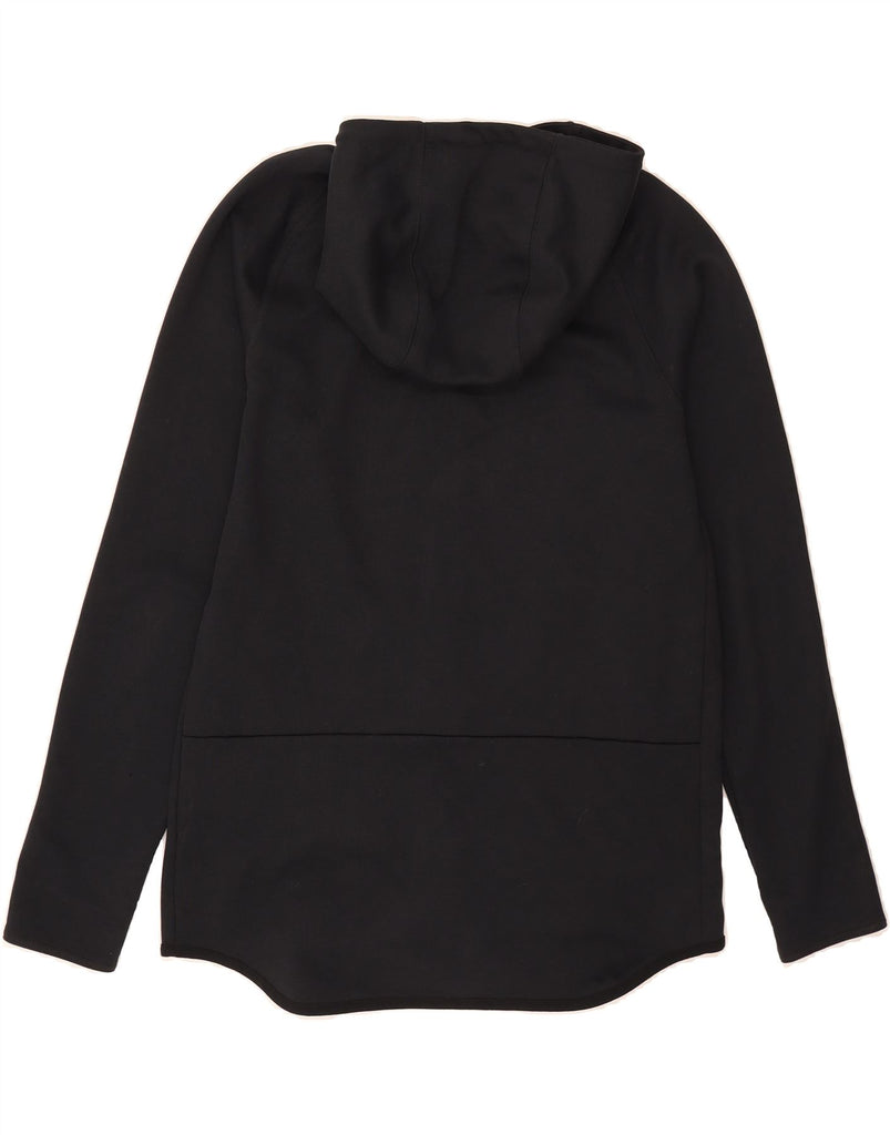 NIKE Mens Zip Hoodie Sweater Medium Black Cotton Vintage Nike and Second-Hand Nike from Messina Hembry 