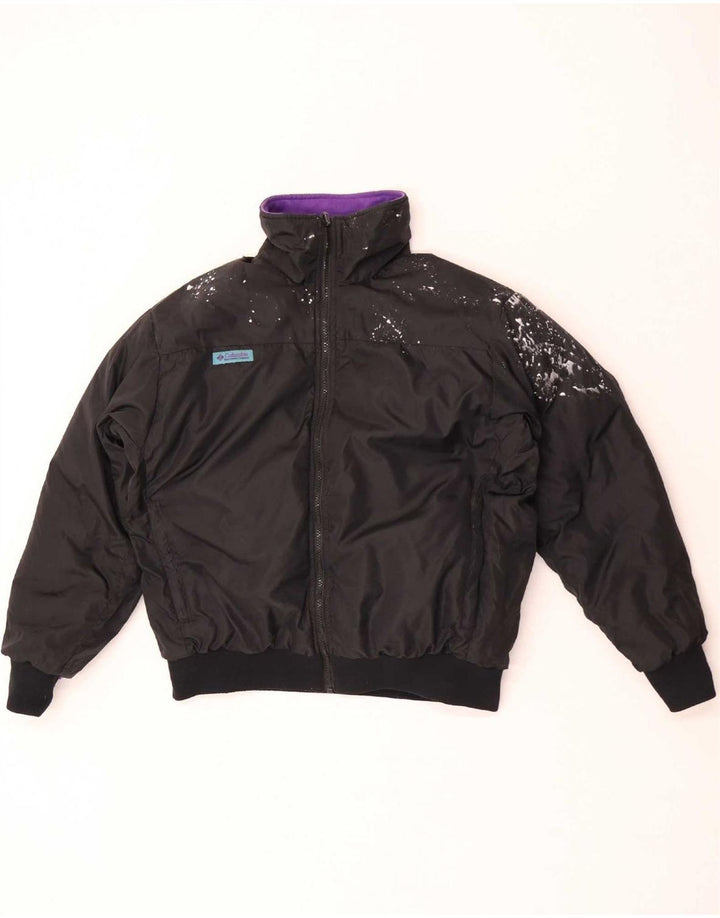 Columbia Womens Reversible Padded Jacket UK 16 Large Purple Colourblock