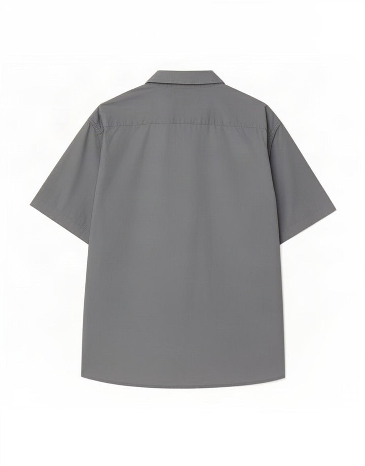Wrangler Mens Short Sleeve Shirt 2XL Grey Cotton