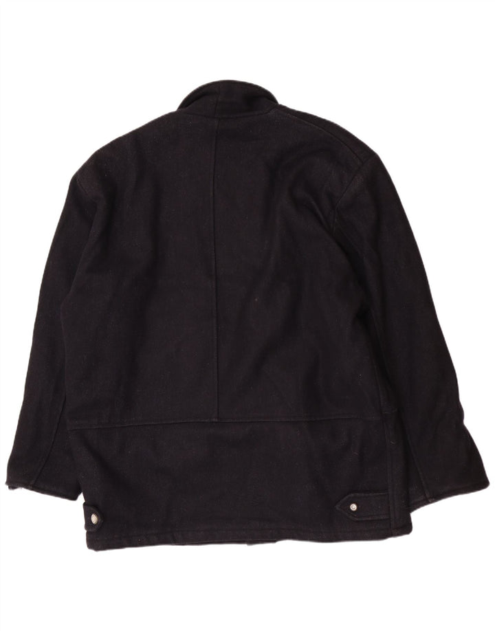 Pit Stop Mens Windbreaker Coat UK 40 Large Navy Blue