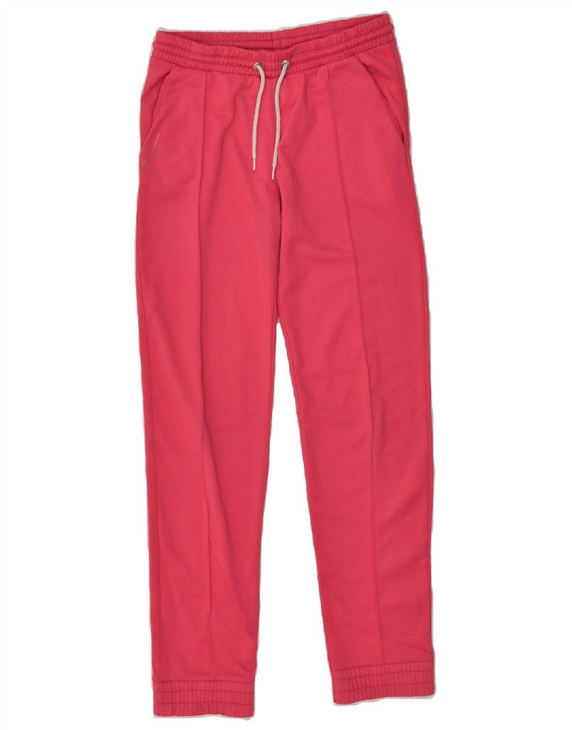 CHAMPION Girls Tracksuit Trousers Joggers 11-12 Years Large Pink Polyester | Vintage Champion | Thrift | Second-Hand Champion | Used Clothing | Messina Hembry 