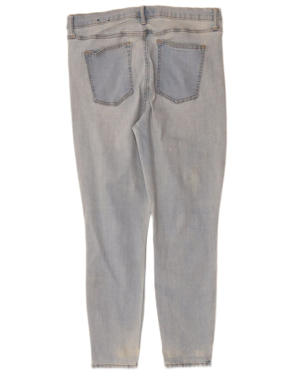 Gap Womens Legging Standard Fit Regular Straight Jeans W32 L25 Blue Cotton