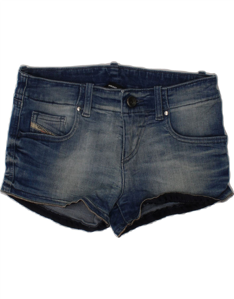 DIESEL Girls Denim Shorts 11-12 Years W26  Blue Vintage Diesel and Second-Hand Diesel from Messina Hembry 