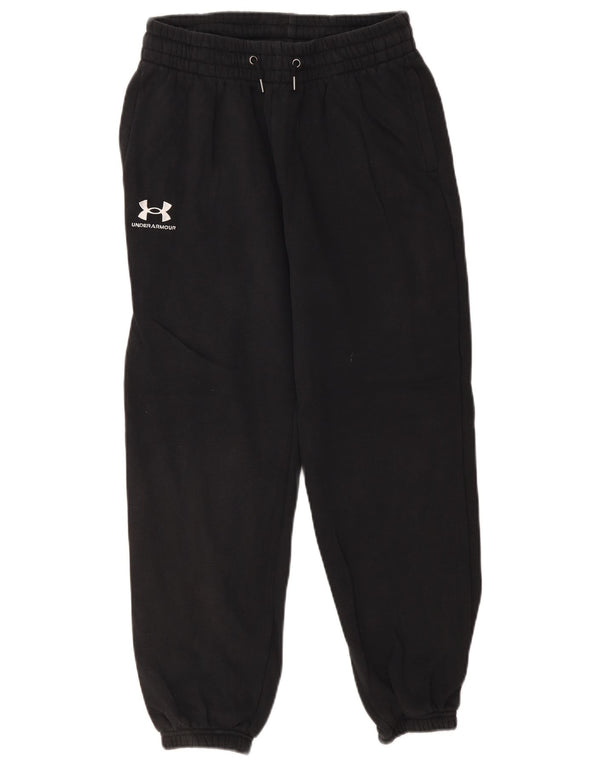 Under Armour Mens Tracksuit Trousers Joggers Medium Black Cotton